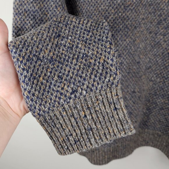 Tommy Bahama Merino Wool Linen Alpaca Multicolored Knit Shawl Collar Sweater M - Picture 5 of 10